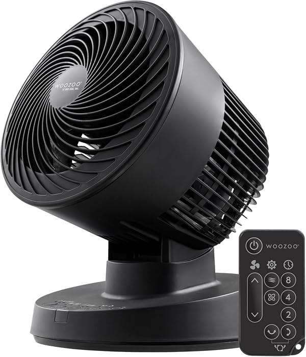 IRIS USA WOOZOO Air Circulator Fan with Remote, Oscillating, 3 Speeds, 56ft Max Air Distance, Adj... | Amazon (US)