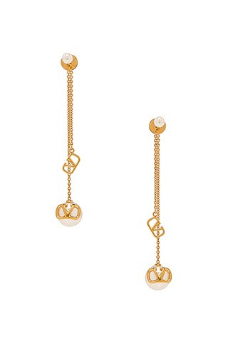 Vlogo Signature Pearl Drop Earrings | FWRD 
