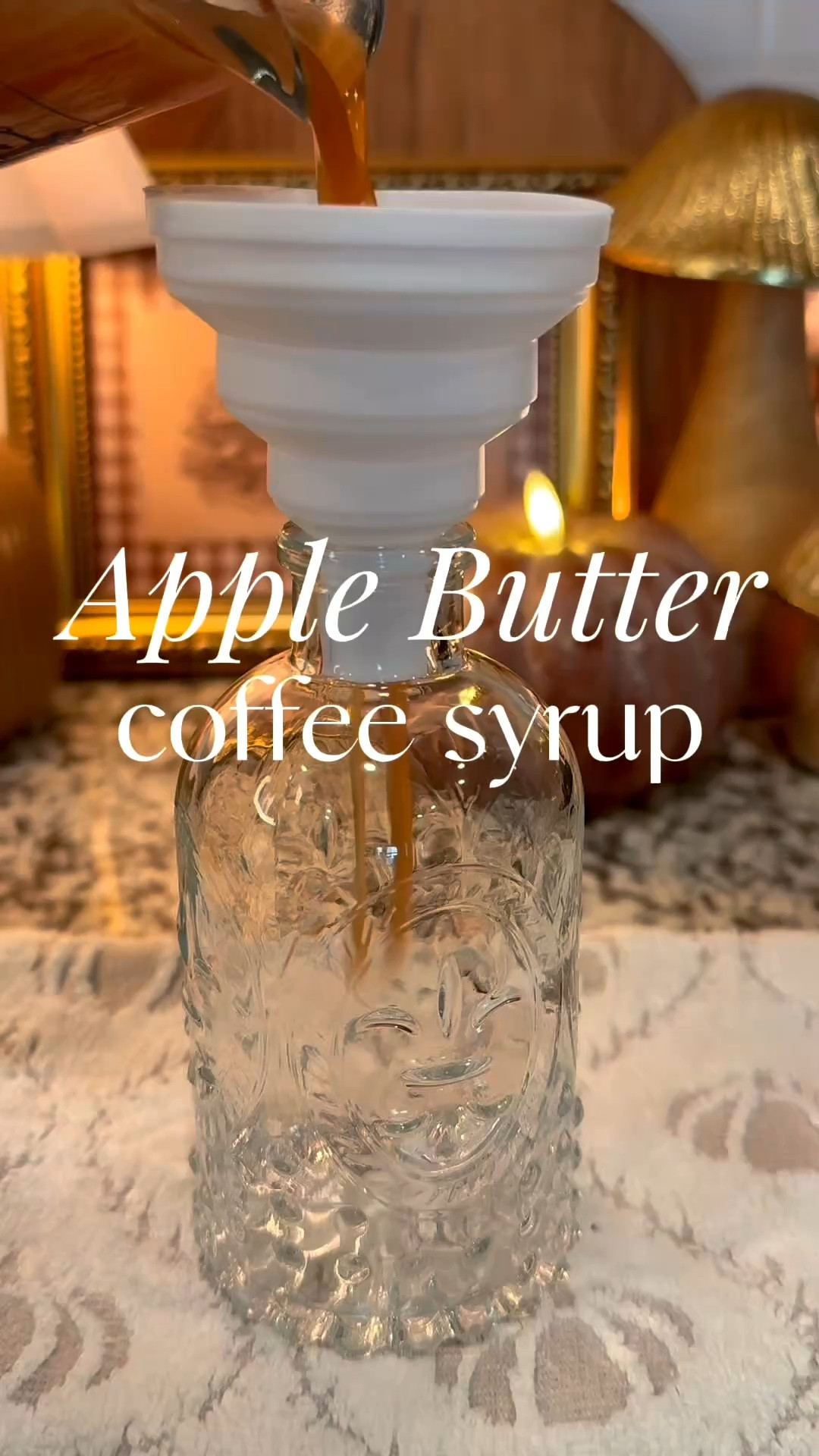 Homemade apple butter coffee syrup 🍎☕ The cutest little fall coffee-at-home project! Linked my Amazon syrup bottles and the simmer pot I used to make it. 🤎

#LTKHome #CoffeeAtHome #FallKitchen #AmazonFinds #HomemadeSyrup

#LTKHome #LTKSeasonal #LTKvlog