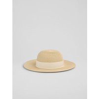 Marcy Natural Straw Fold And Roll Straw Hat, Natural | L.K. Bennett (UK)