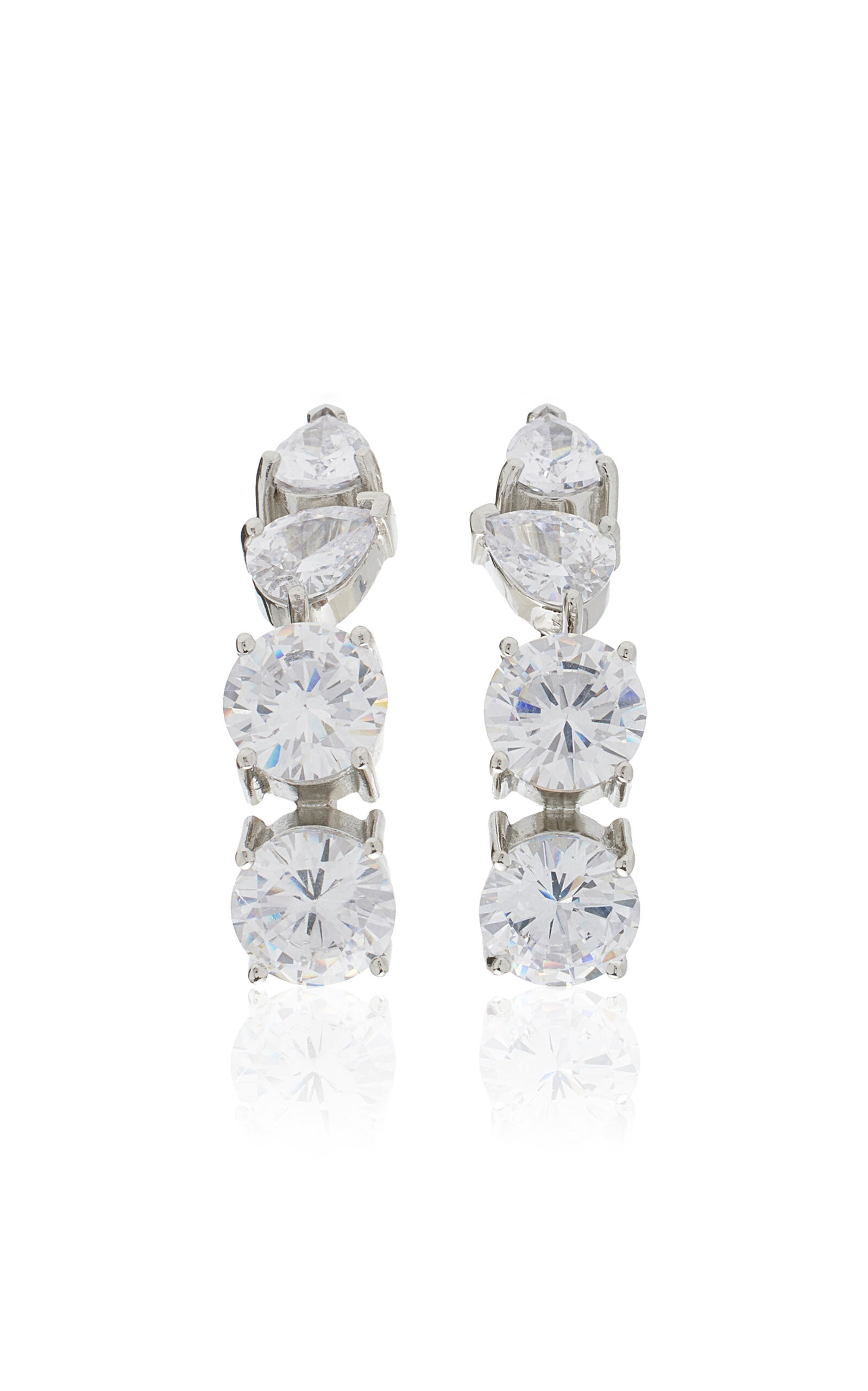 Sterling Silver Crystal Earrings | Moda Operandi (Global)