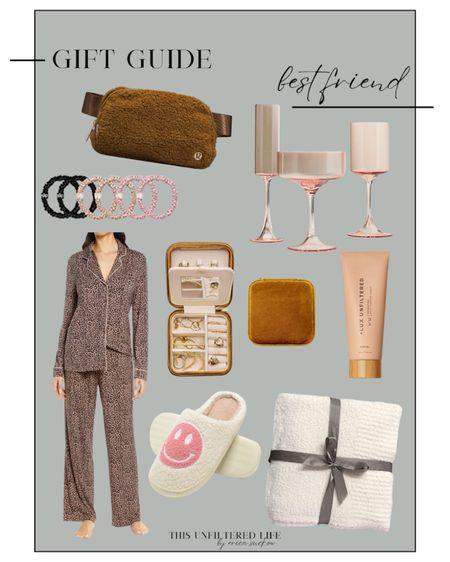 Gift guide for your best friend, Lululemon belt bag, travel jewelry case, pajamas #Lululemon #BeltBag #BestFriend

#LTKSeasonal #LTKHoliday #LTKGiftGuide