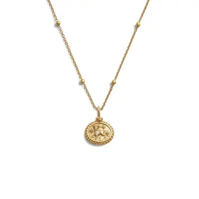 Awe Inspired Zodiac Pendant Necklace in Pisces/14K Gold Vermeil at Nordstrom | Nordstrom