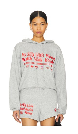 The Mayfair Group Mental Health Walk Hoodie in Light Grey. - size S/M | Revolve Clothing (Global)