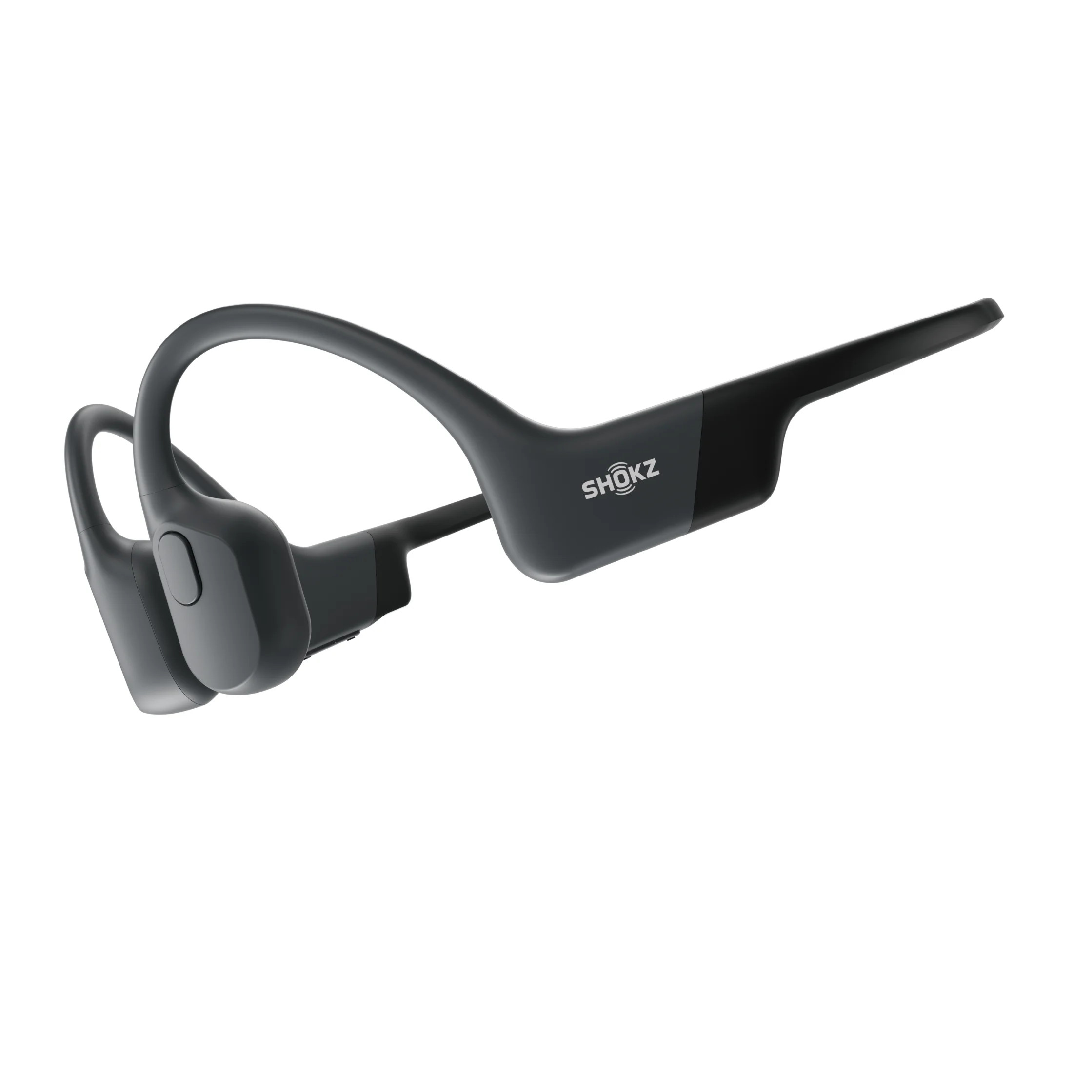 Shokz Open Run Wireless Bone Conduction Sport Headphones with Built-In Mic - Black | Walmart (US)