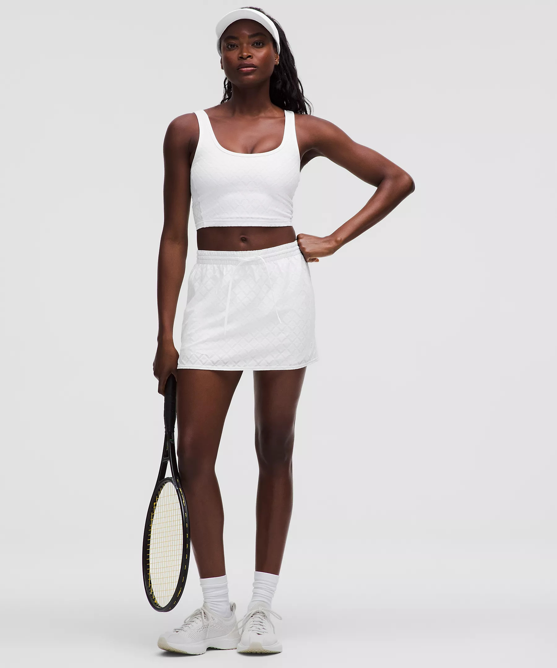 Textured Mesh High-Rise Tennis Skirt | Lululemon (US)