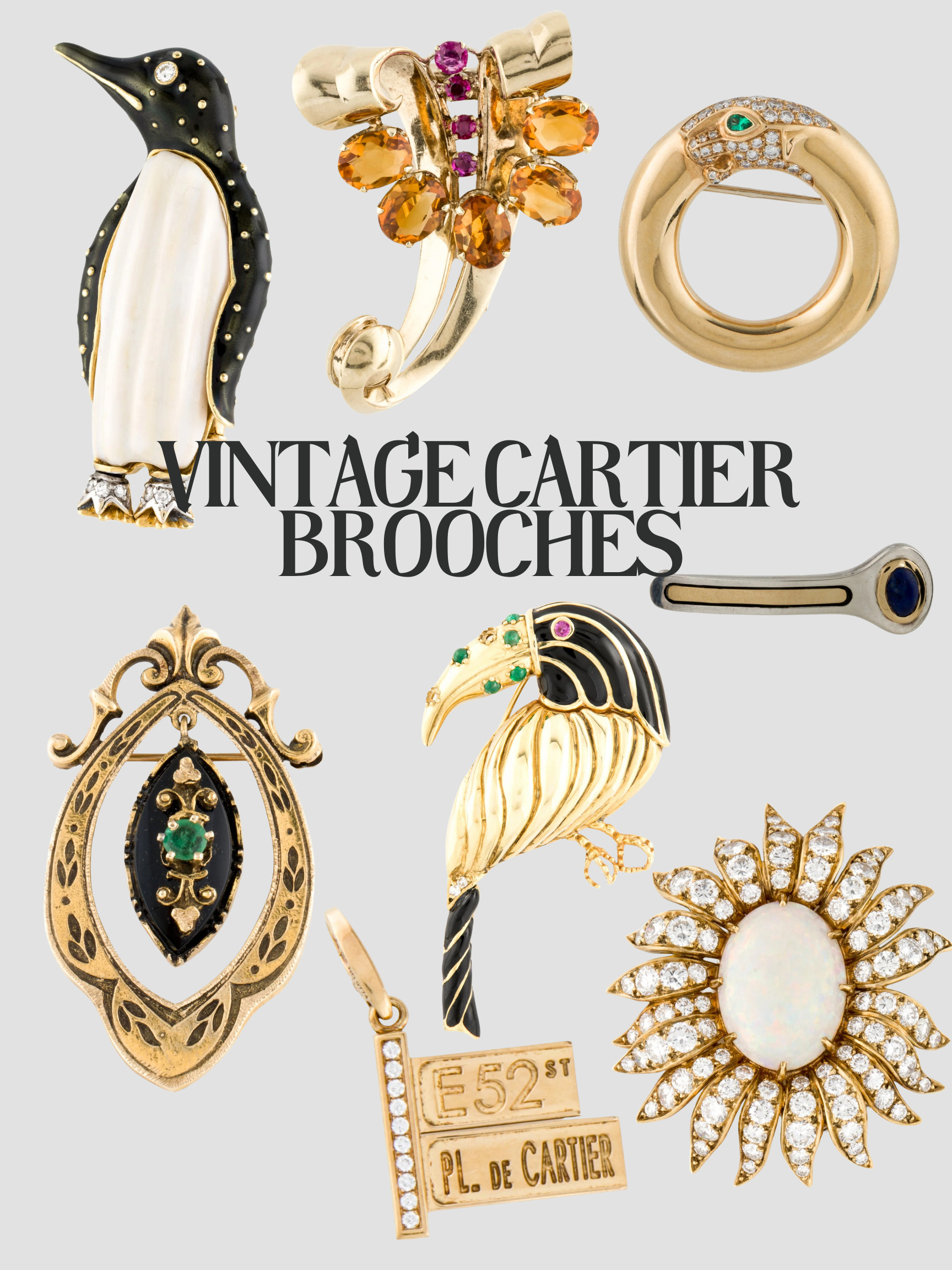 Vintage Cartier Brooches. Go ahead and elevate your everday!!!  

 #LTKHoliday #LTKStyleTip #LTKWorkwear