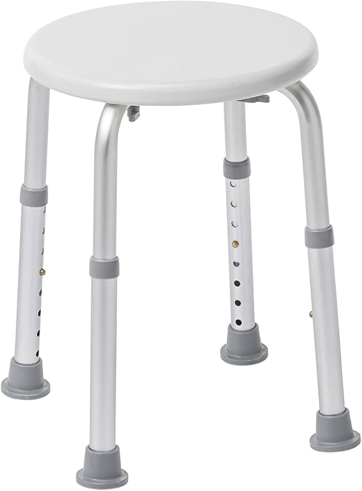 Drive Medical Shower Stool - Adjustable Height - Lightweight Aluminum Construction - 300 Lb Weigh... | Amazon (US)
