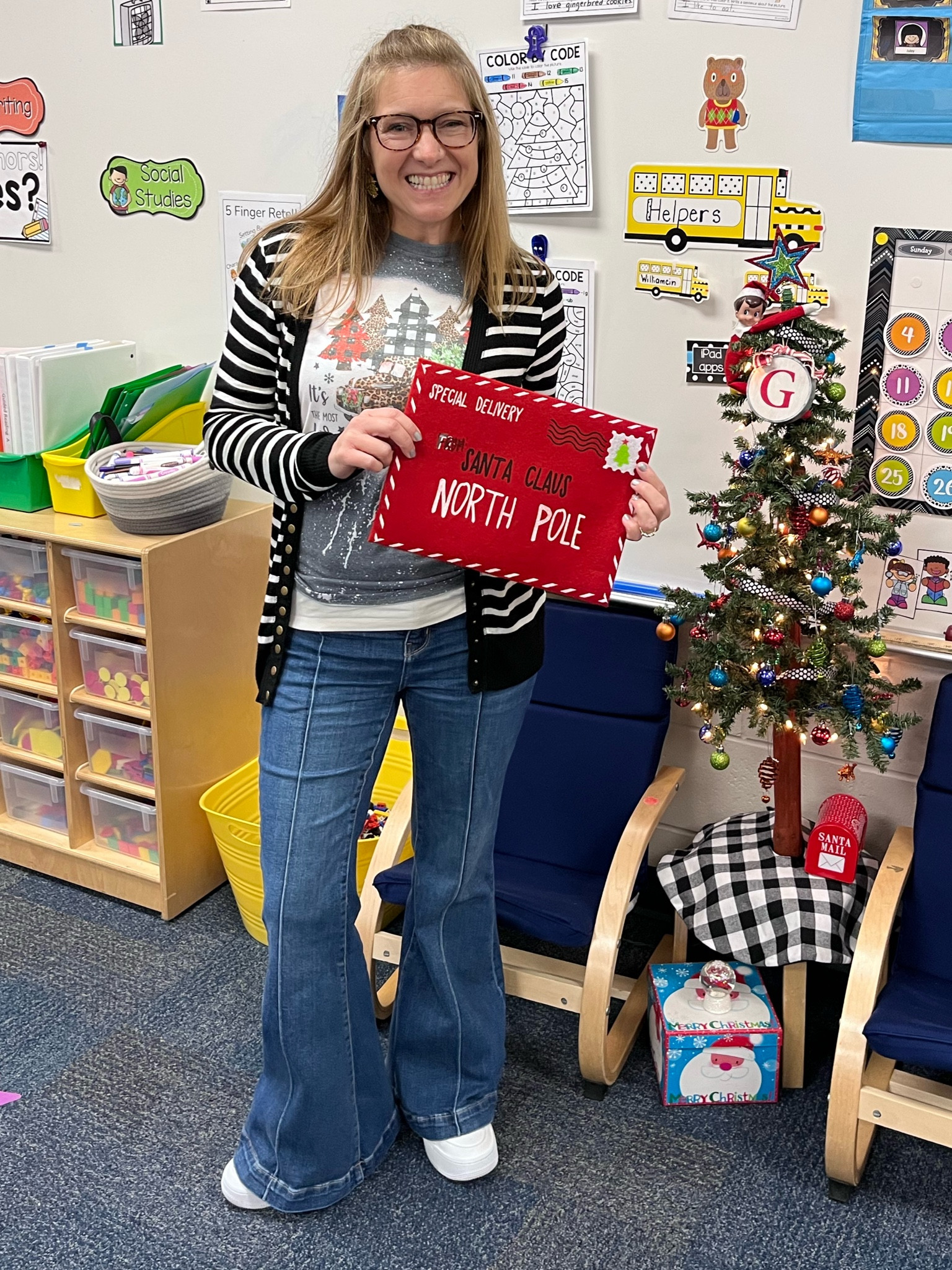 I’m all about mixing patterns and these flairs!  This comfy outfit is so my style!  It’s 100% me on a causal teacher day!  

#LTKsalealert #LTKunder100 #LTKHoliday