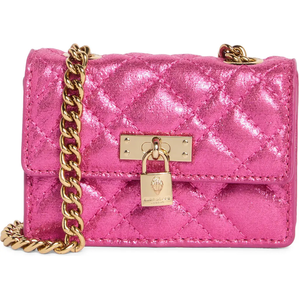 Kurt Geiger London Micro Brixton Quilted Shoulder Bag in Bright Pink at Nordstrom Rack | Nordstrom Rack