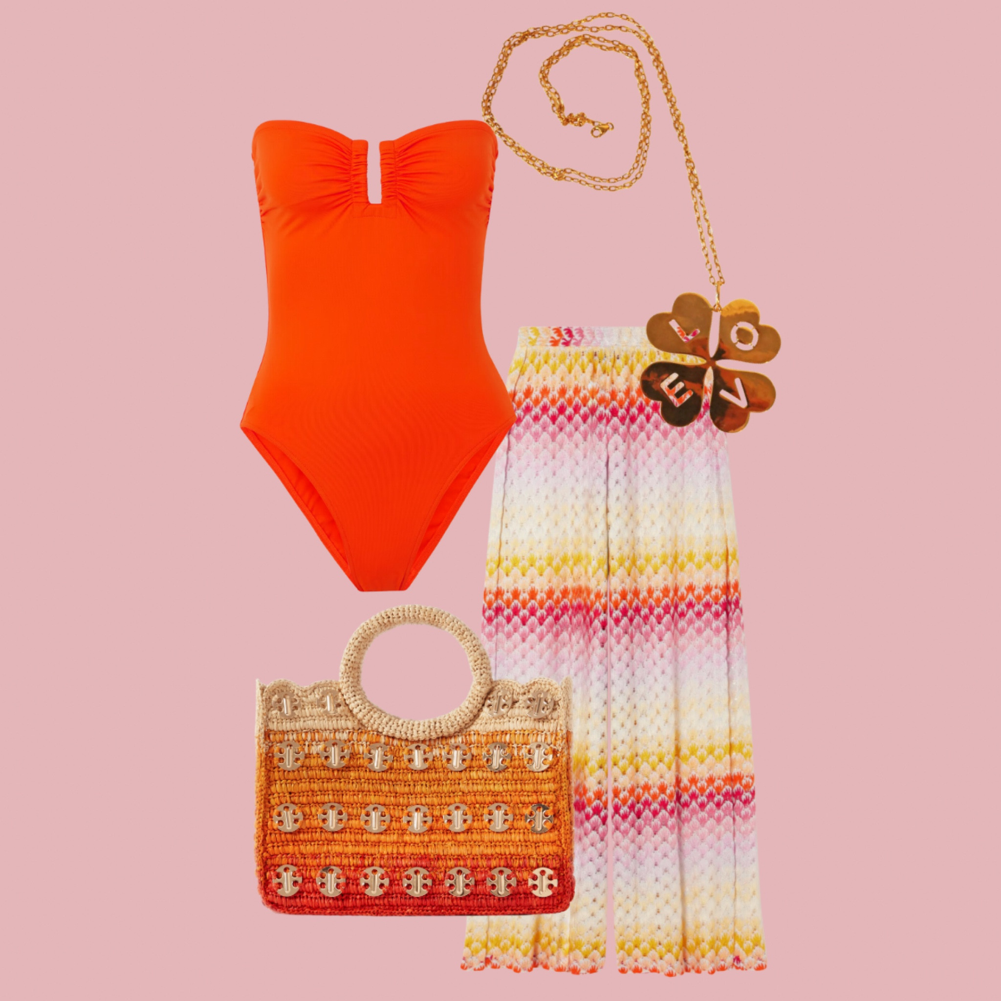 Shop the look: chic swimsuit + cover-up combos 🧡