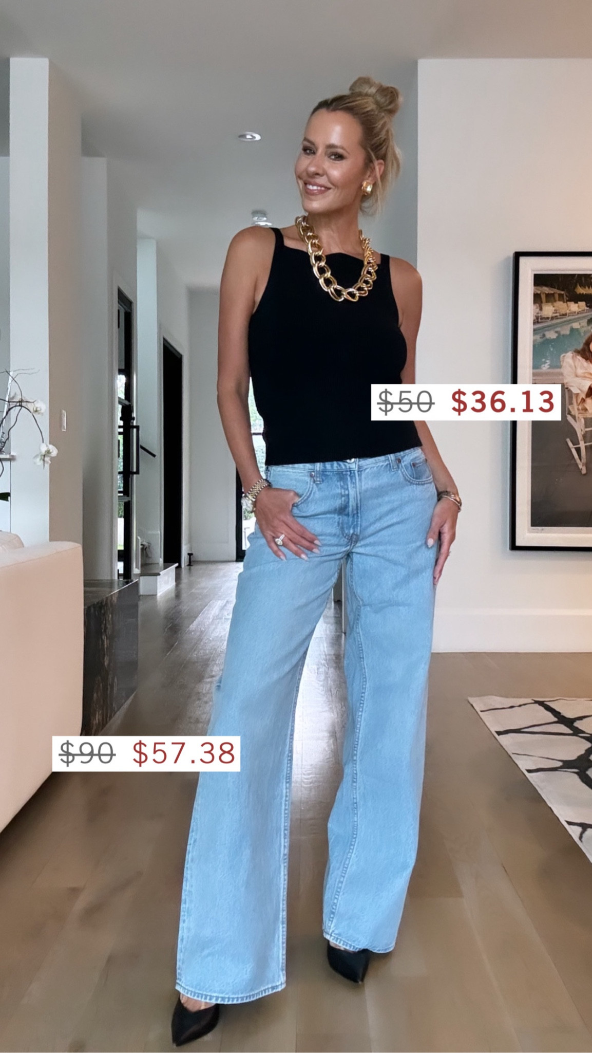 Easy date night or GNO outfit inspo! Top under $40 and jeans under $60 with code “DENIMAF” at checkout 

#LTKStyleTip #LTKxAF #LTKSaleAlert