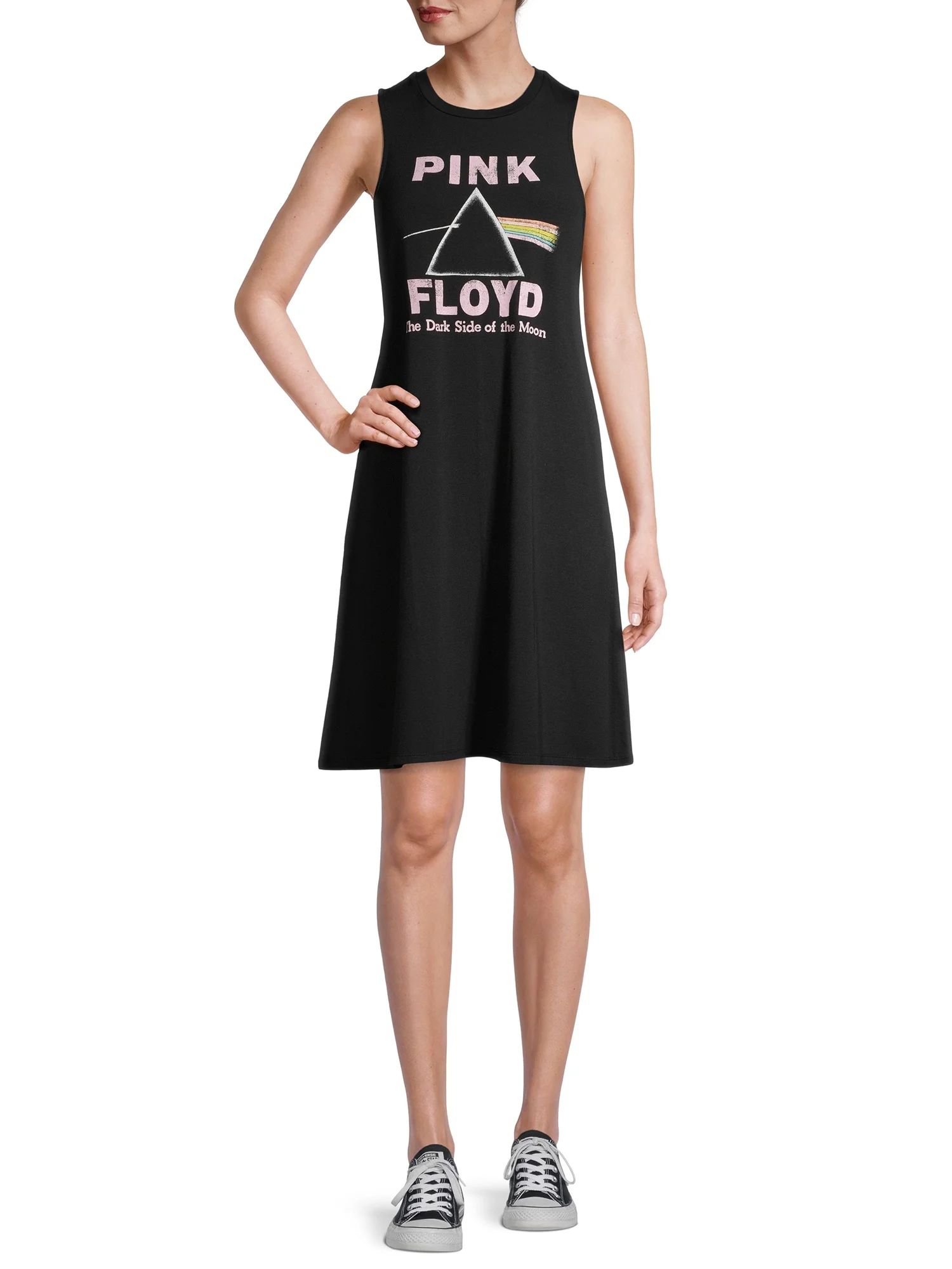 Women's Pink Floyd Graphic Sleeveless Knit Dress | Walmart (US)