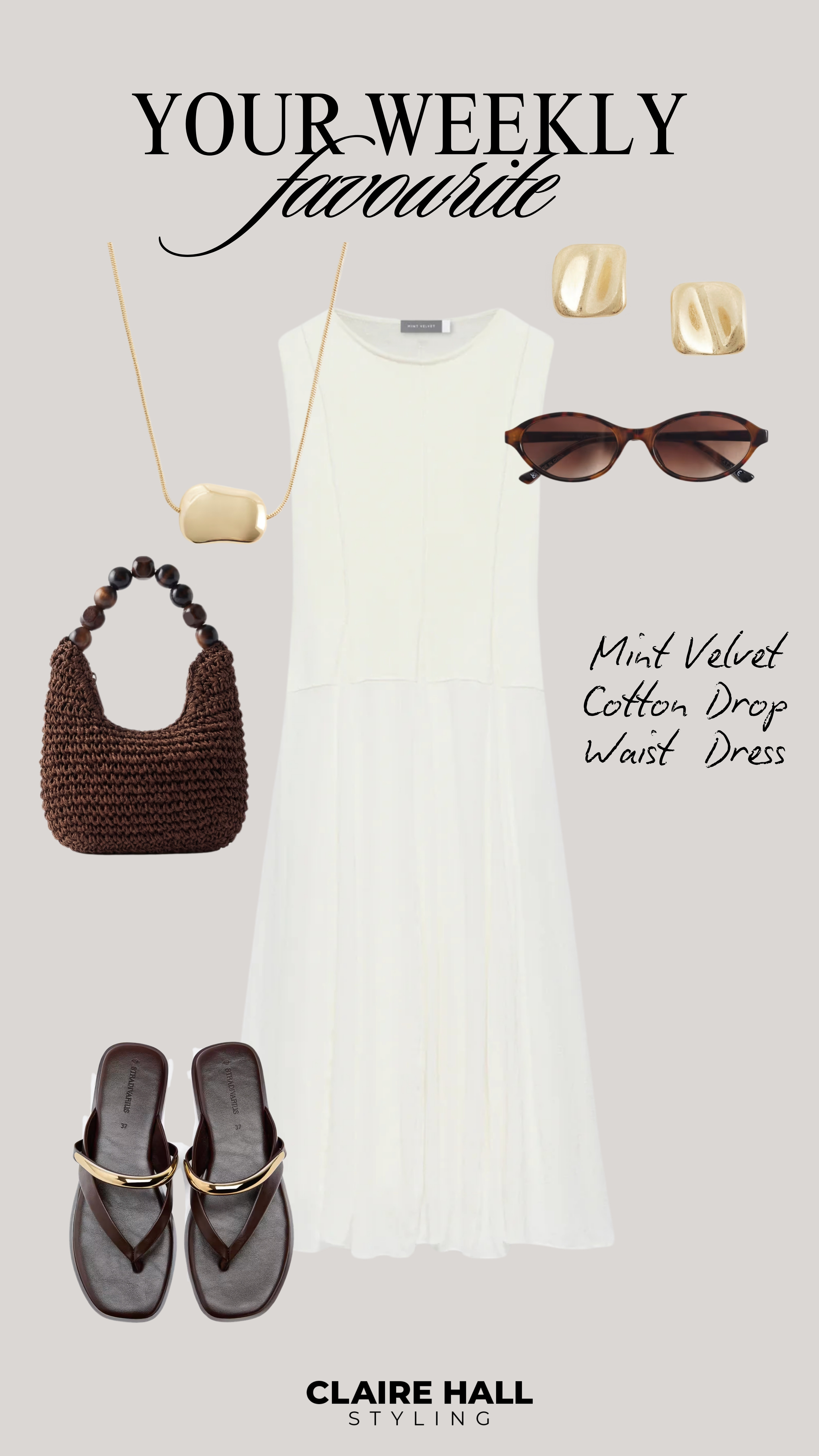 Your Weekly Favourite: Mint Velvet cotton drop waist dress 🤍

Summer outfit, summer dress, sandals, sunglasses, resort outfit, summer style, holiday outfit, party dress, day dress, summer dress 

 #LTKsummer #LTKpartywear #LTKdresses