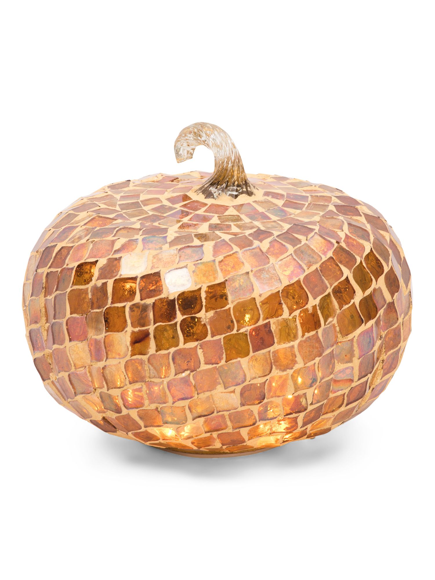 Led Mosaic Pumpkin | TJ Maxx