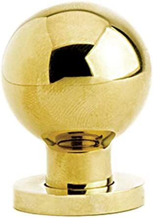 Emtek 86152 Globe Knob Available in 7 finishes (Unlacquered Brass (US3NL)) | Amazon (US)