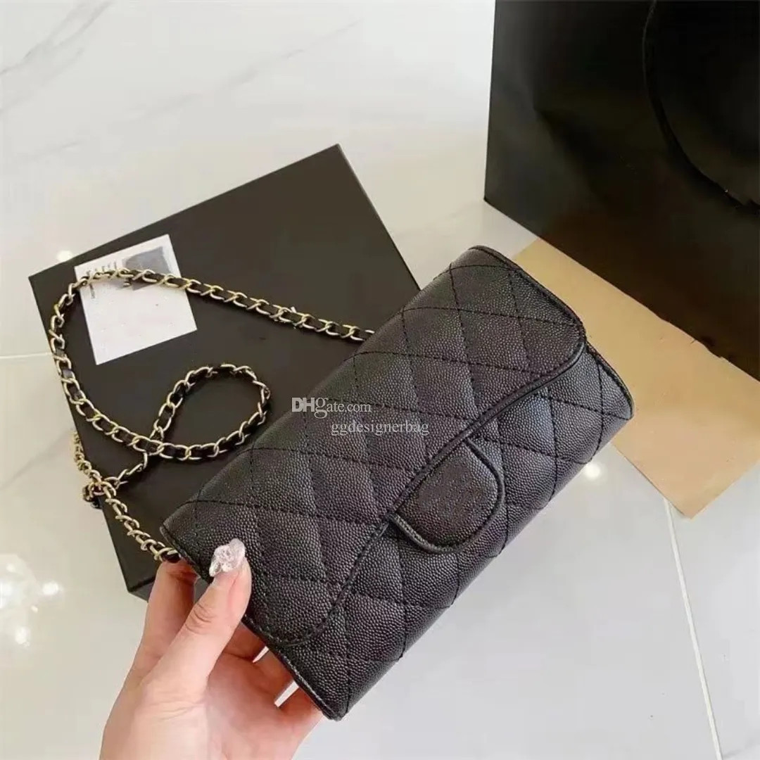 Luxury Caviar Crossbody Bags Lady Classic Design Clutch Handbags Coin Purse Womens Shoulder Mini ... | DHGate