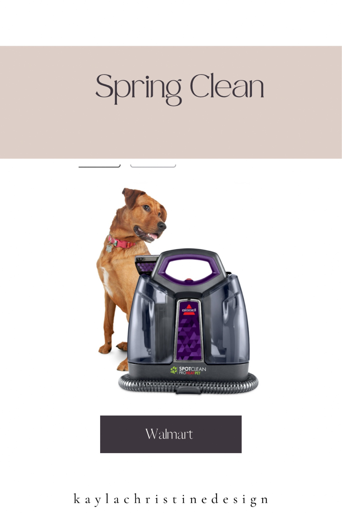 BISSELL SpotClean ProHeat Pet Portable Carpet Cleaner 2513W - Walmart.com