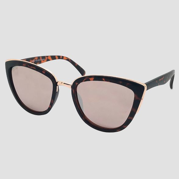 Women's Cateye Tort Sunglasses - Wild Fable™ Brown | Target