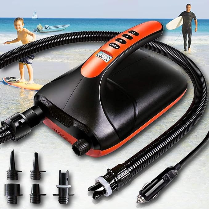 Paddle Board Pump,SUP Air Pump 20PSI High Pressure,Electric Portable Pump,12v Air Pump,Intelligen... | Amazon (US)