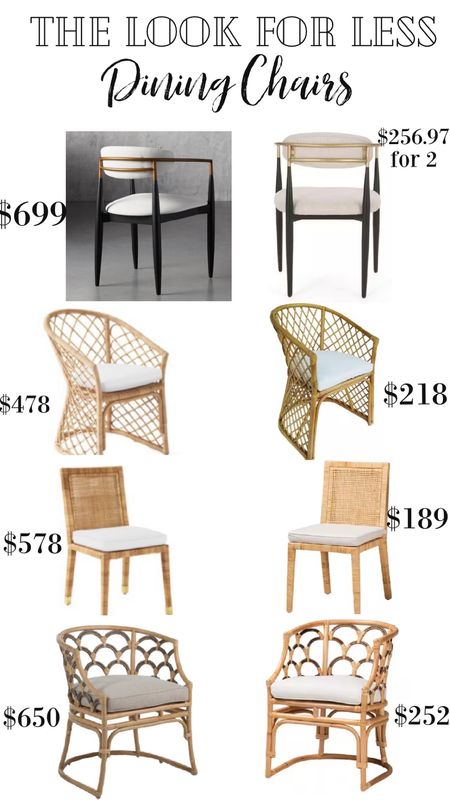 Lookalike designer brand dining chairs! 

#LTKhome #LTKsalealert