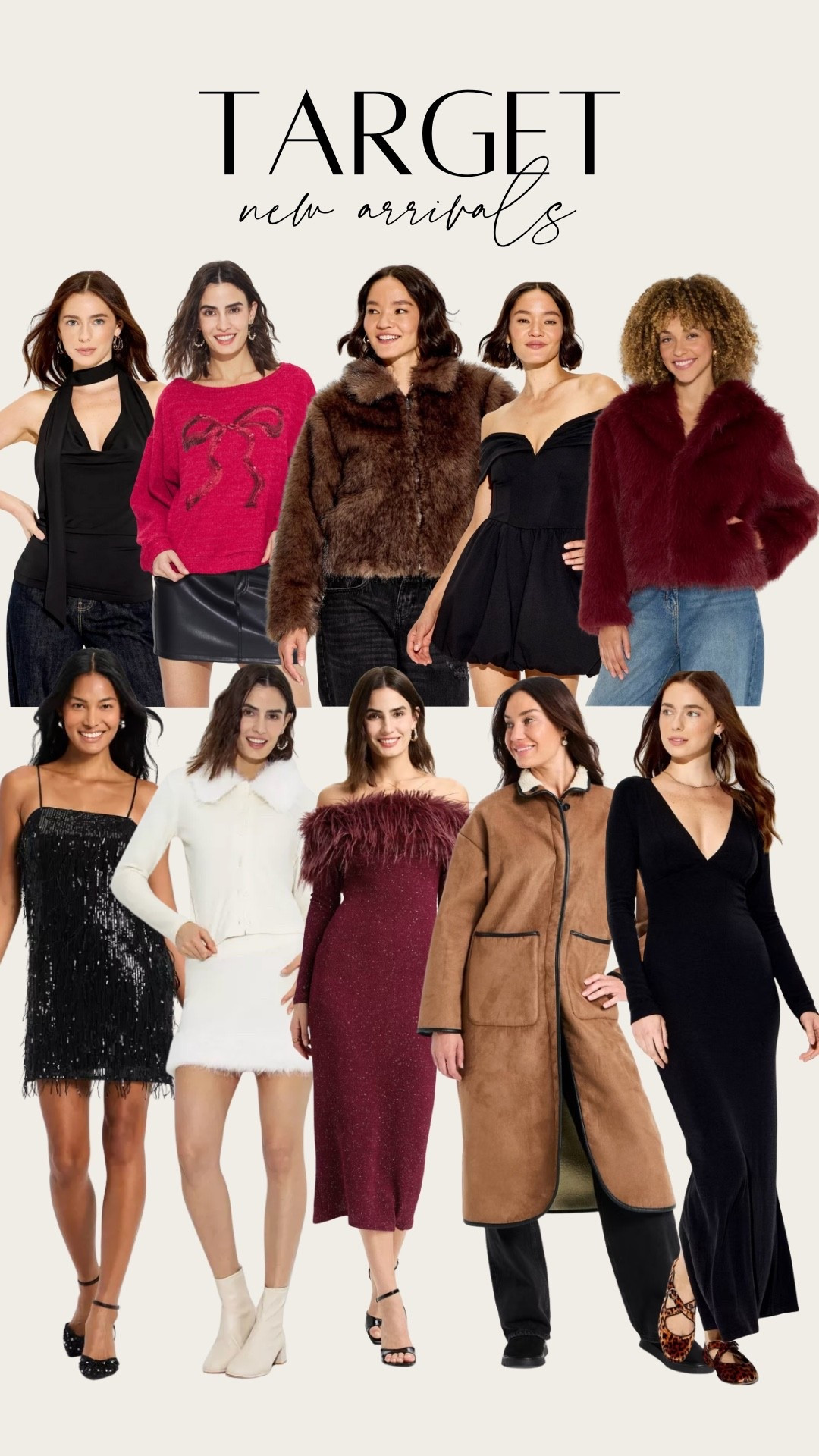 Target new arrivals! Perfect for holiday party looks and new years eve outfits! 

#LTKHoliday