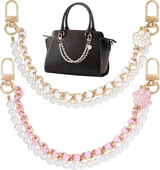 2Pcs Pearl Purse Chain | Amazon (US)