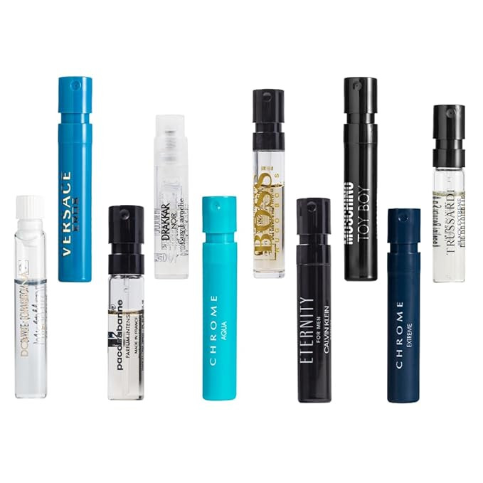 Infinite Scents Cologne Samples for Men: 10 Designer Fragrances + Pocket-Sized Pouch - Travel-Siz... | Amazon (US)