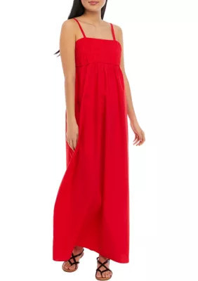 TRUE CRAFT Women's Sleeveless Smocked Maxi Dress | Belk