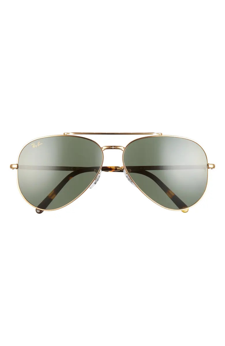 New Aviator 62mm Oversize Pilot Sunglasses | Nordstrom