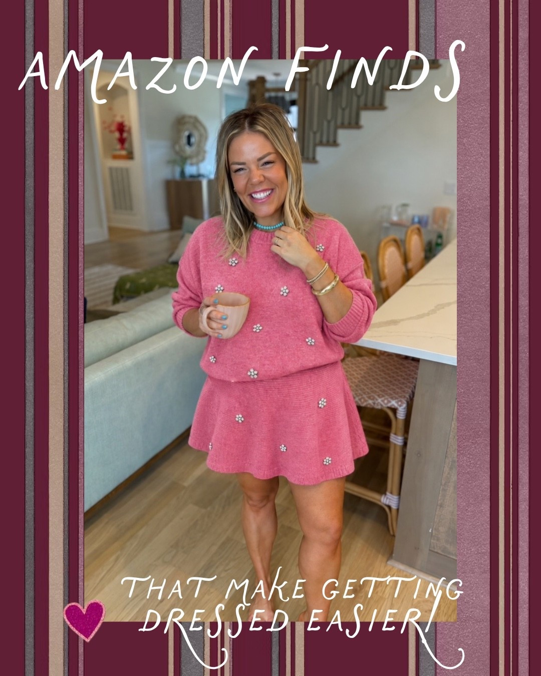 Linking Amazon finds that make getting dressed easier! This pink set is the cutest and comfiest set - and YES it’s on Amazon! 💕✨

#LTKootd #LTKover40 #LTKdayinmylife