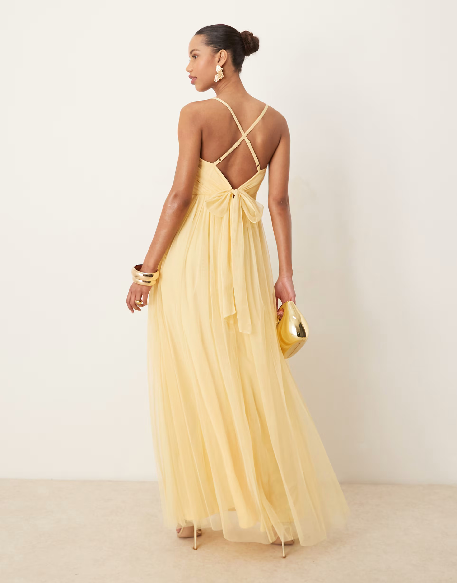 Anaya Cami maxi dress in pale yellow | ASOS (Global)
