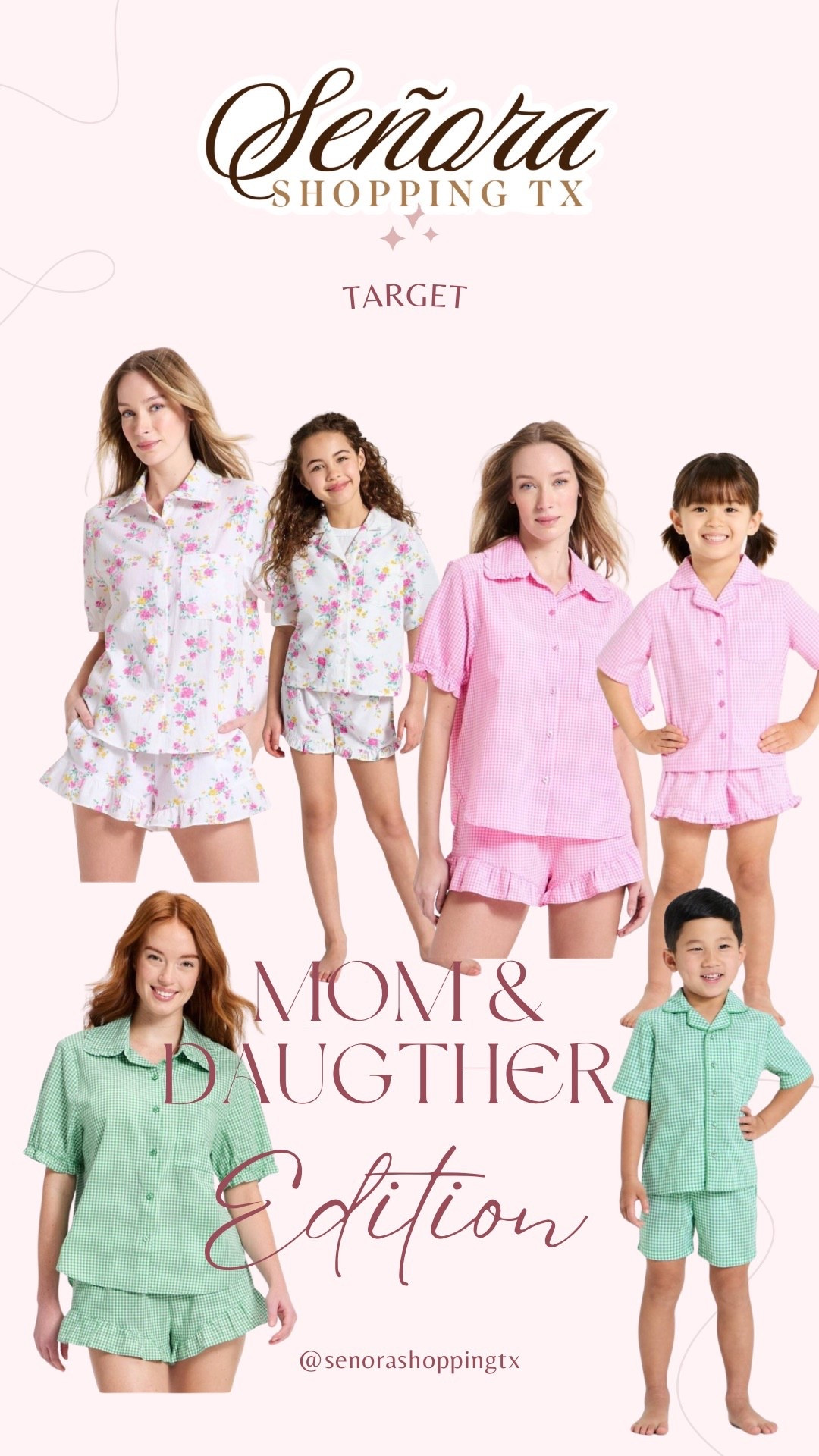 Está colección está de locura pijamas mom & son Baby Target edition 
Están volando 

#LTKKids #LTKgrwm #LTKmomlife