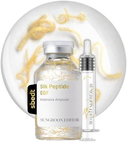 SUNGBOON EDITOR Glow - Ampolla de p\u00e9ptido de seda intensiva EGF, suero de p\u00e9ptidos de c... | Amazon (US)