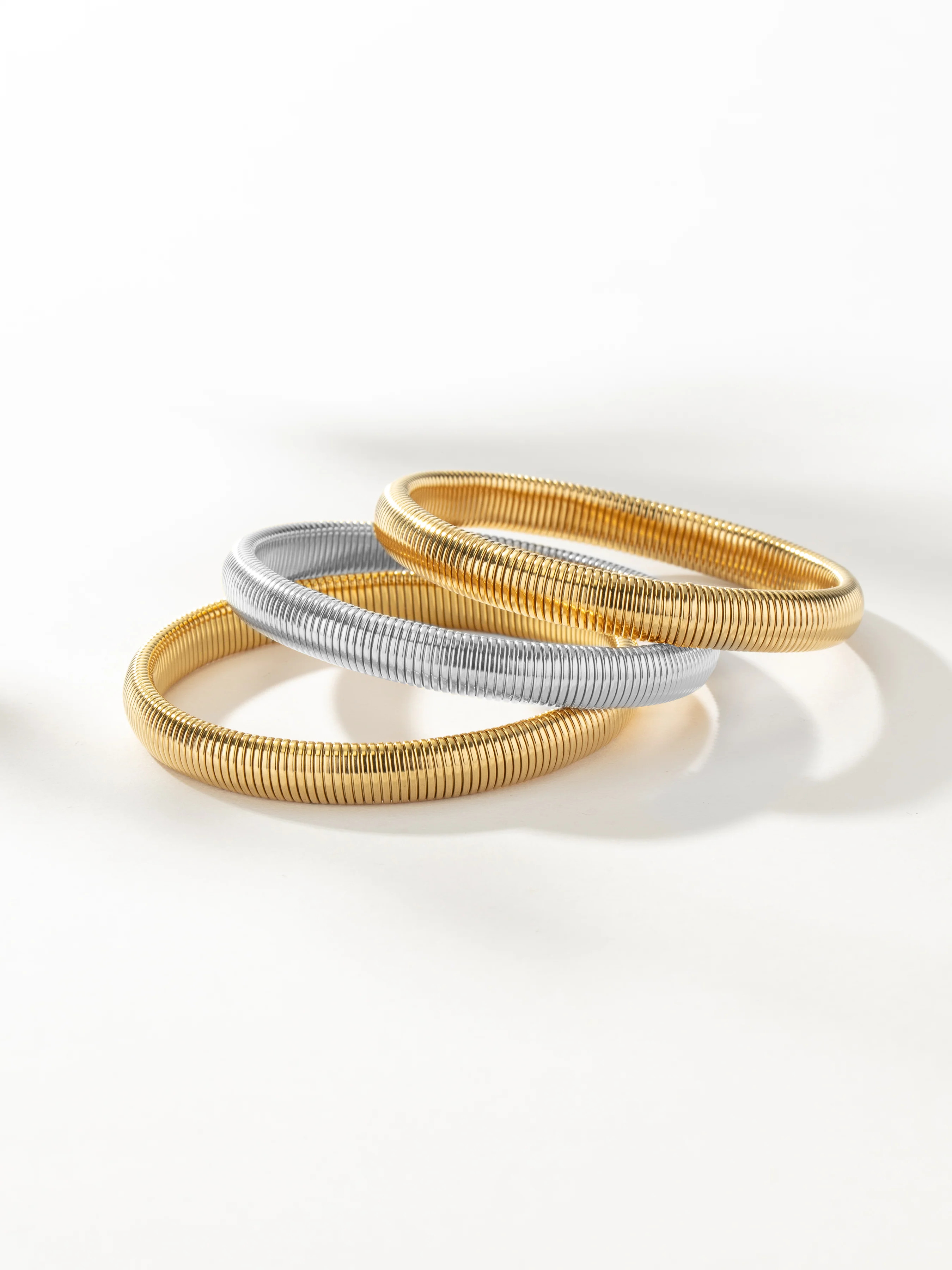 Gold Cleo Bracelet Set of 3 | Bracelet Stack | Uncommon James | Uncommon James