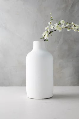 Matte Terracotta Vase, Wide Mouth | Terrain