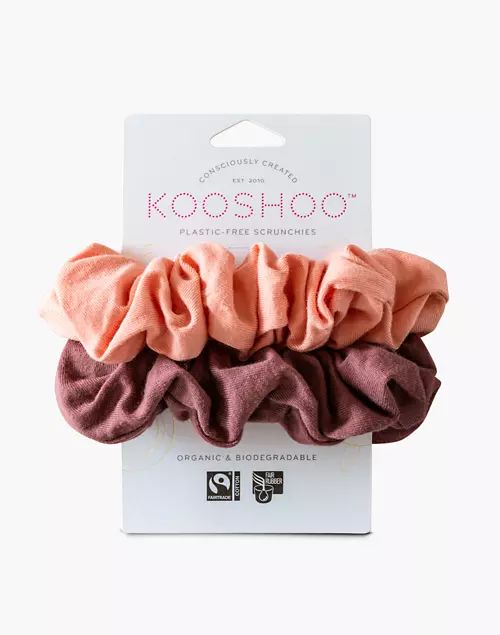 KOOSHOO™ Two-Pack Organic Cotton Scrunchies | Madewell