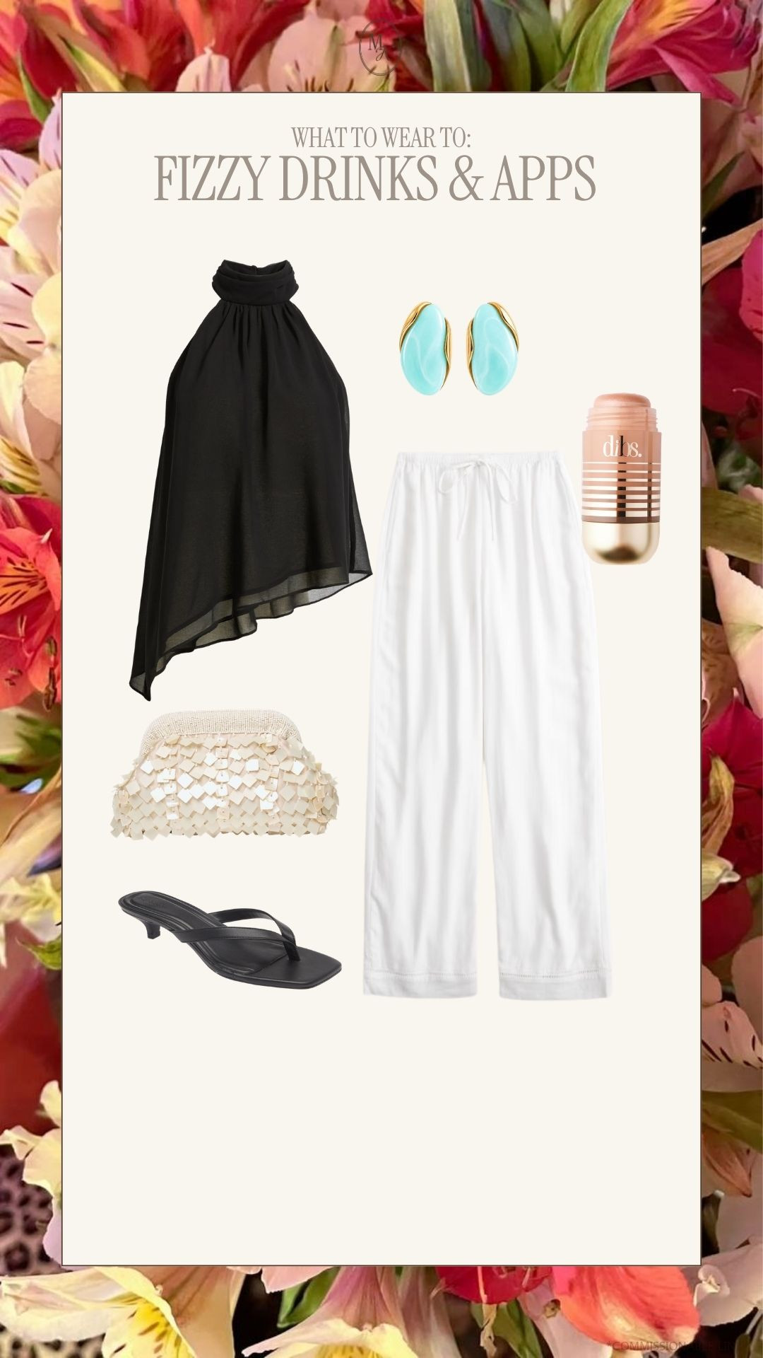 white pants, going out top, ootd, vacation outfit, date night, halter top, sequin accessories, midsize style, brown outfit, resort, dinner, date night, beach

#LTKOver40 #LTKMidsize #LTKTall