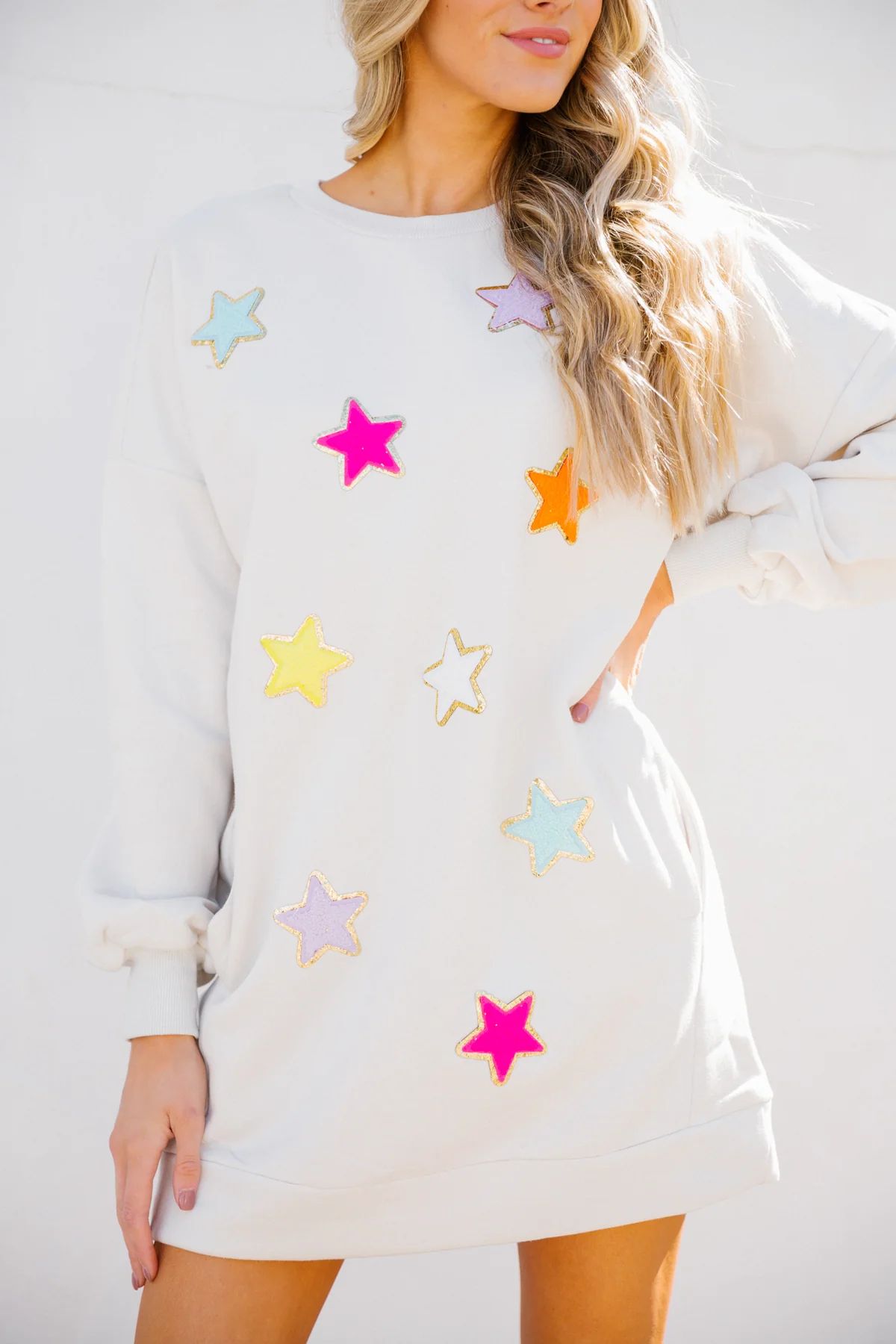 SEEING STARS PULLOVER DRESS | Judith March