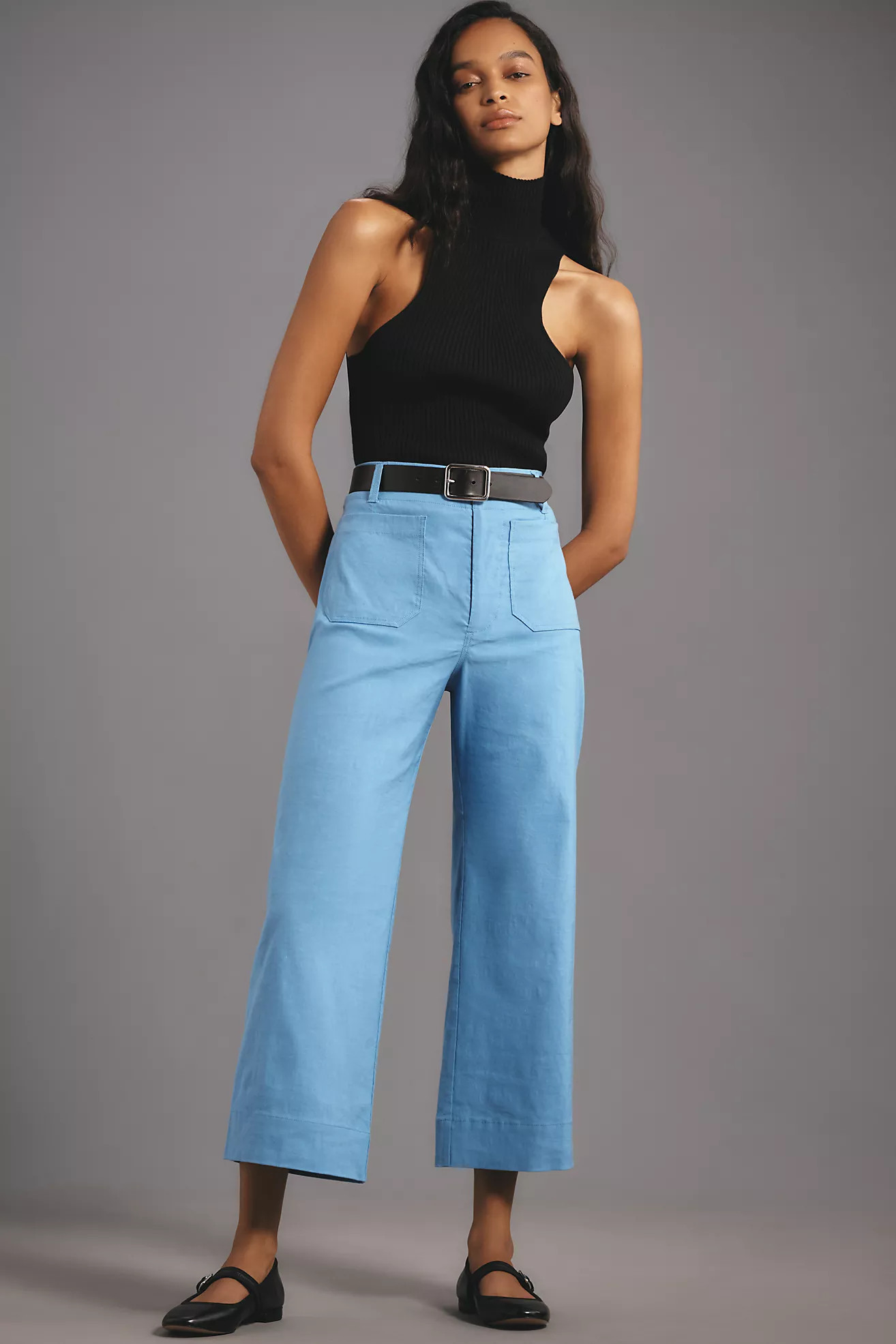 The Colette Cropped Wide-Leg Pants by Maeve | Anthropologie (US)