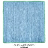Sheila Bridges Philadelphia Collection Placemat Set, Blue, 14" x 14", 4 Count | Walmart (US)