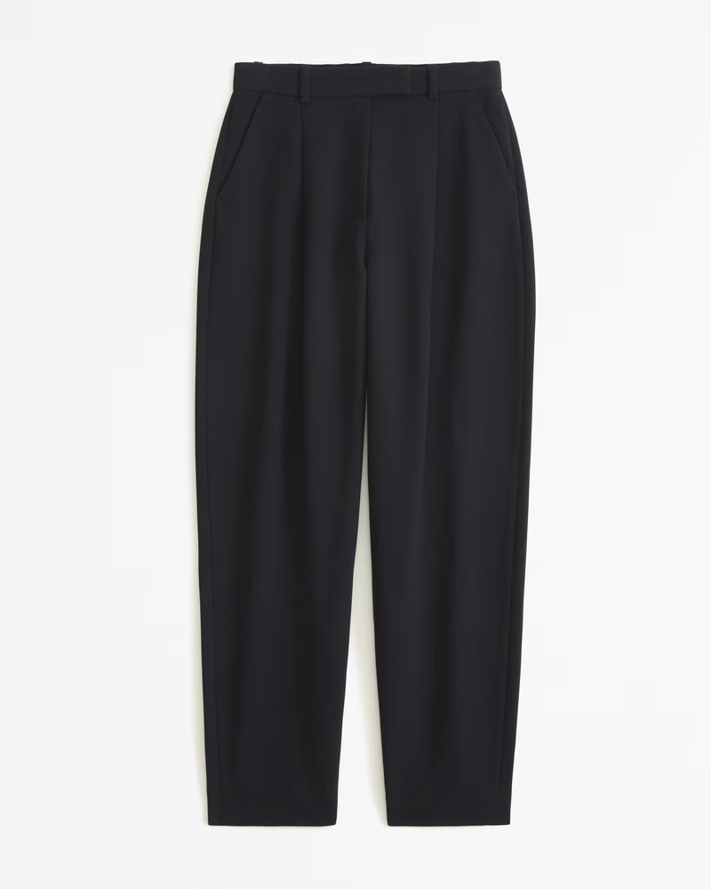 Women's Ankle Grazing Tapered Tailored Pant | Women's Bottoms | Abercrombie.com | Abercrombie & Fitch (US)