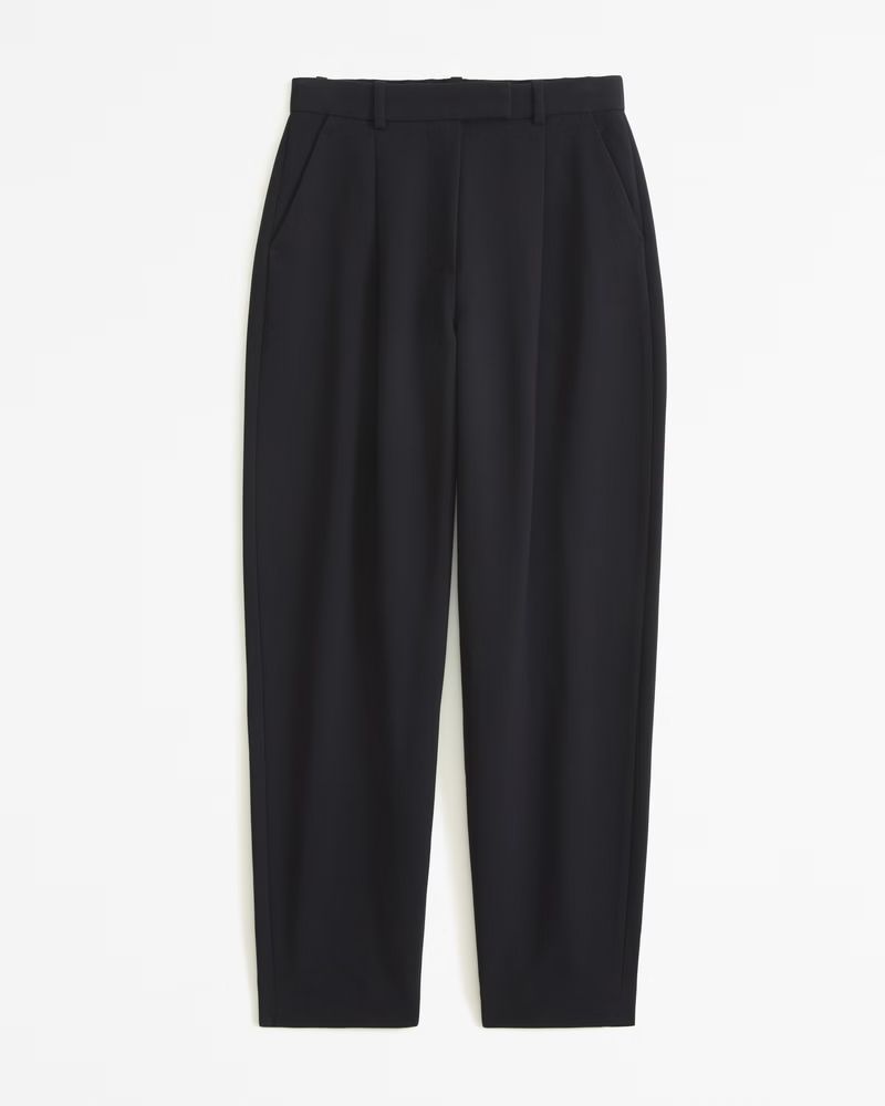 Ankle Grazing Tapered Tailored Pant | Abercrombie & Fitch (US)
