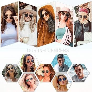 SOJOS Small Square Polarized Sunglasses for Men and Women Polygon Mirrored Lens SJ1072 | Amazon (US)