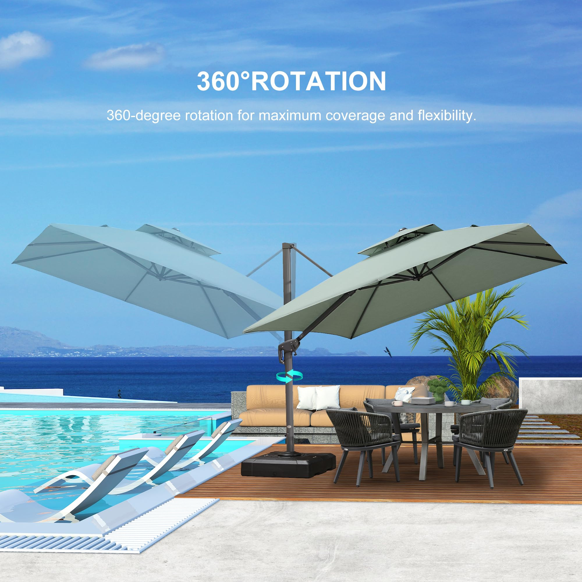 12Ft Cantilever Umbrella | Amazon (US)