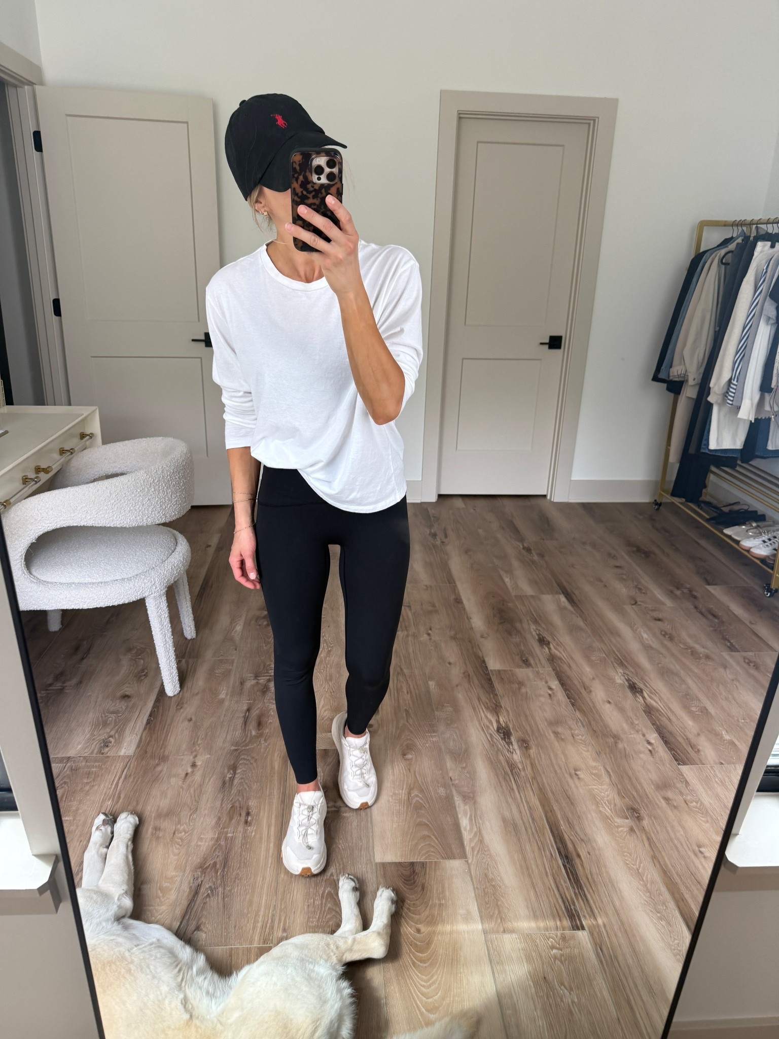 Wearing small long sleeve, small sports bra, small leggings sneakers tts

#LTKfitnessgoals #LTKOver40 #LTKActive