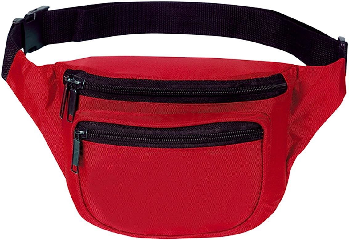 Fanny Pack, BuyAgain Quick Release Buckle Travel Sport Waist Fanny Pack Bag | Amazon (US)