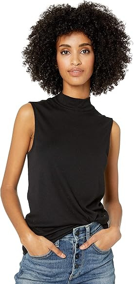 Splendid Women's Super Soft Sleeveless Mock Neck Tank | Amazon (US)