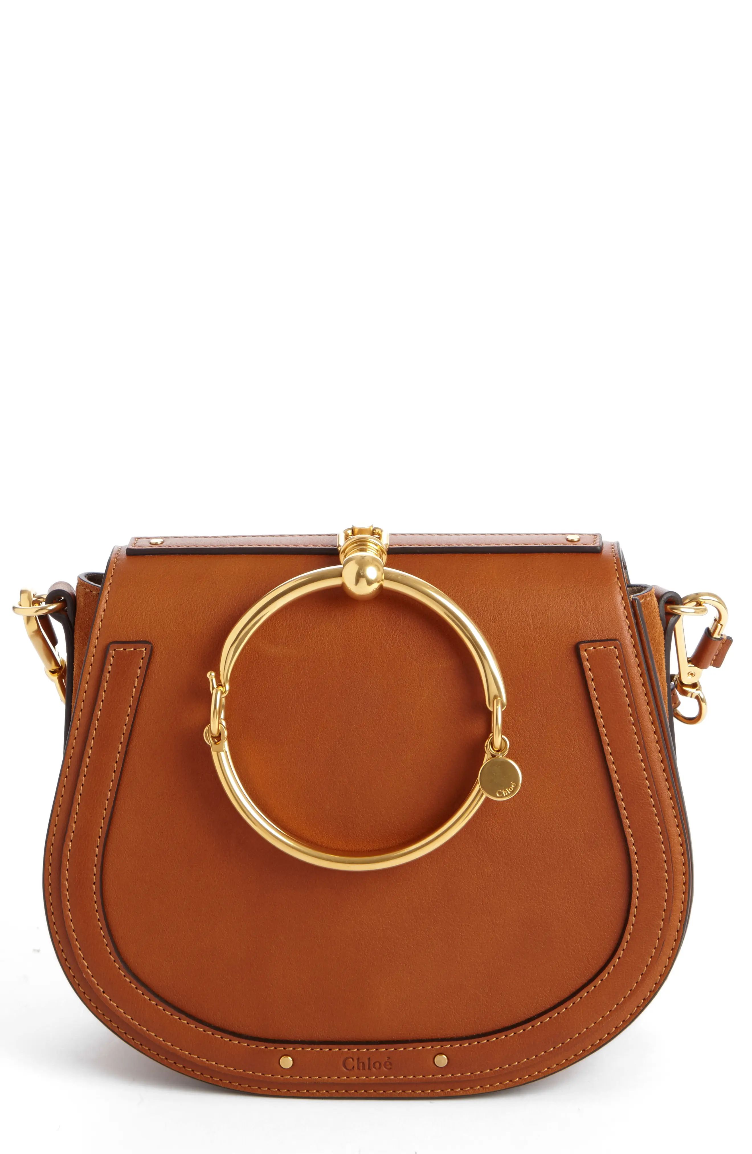 Chloé Medium Nile Leather Bracelet Saddle Bag | Nordstrom