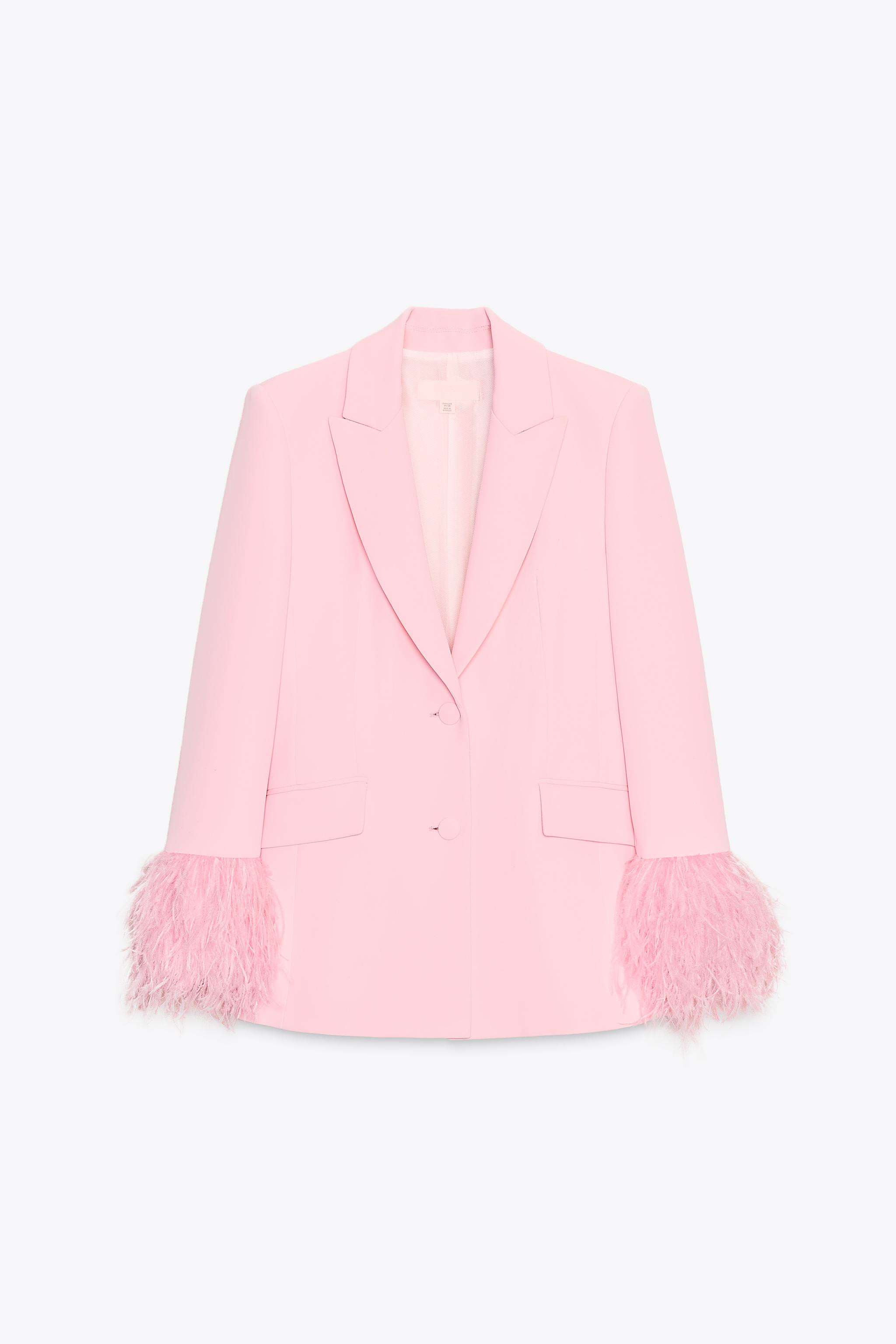 FEATHER CUFF BLAZER | Zara DE